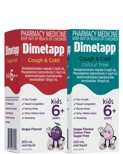 Cough & Cold Kids 6yrs+ packaging